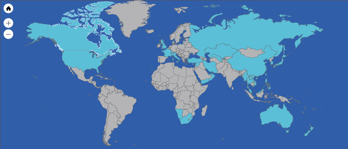 世界地図の中で訪問国を 見える化 できる便利なサイトがありました